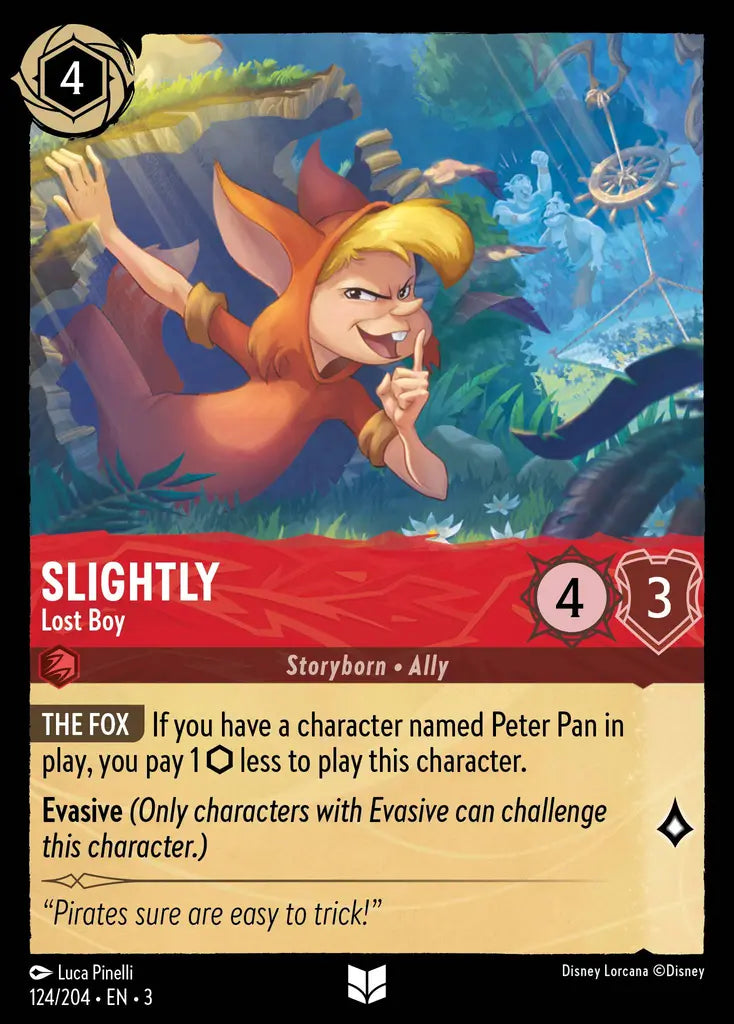 03 Into the Inklands - 124/204 - Slightly - Lost Boy - FOIL