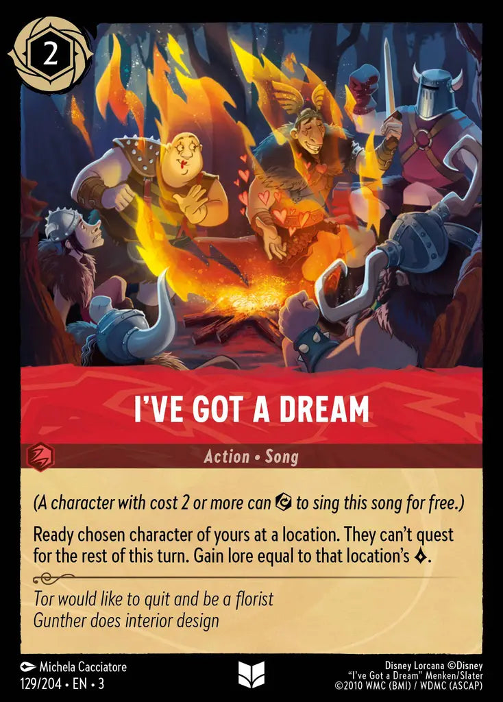 03 Into the Inklands - 129/204 - I've Got A Dream - FOIL