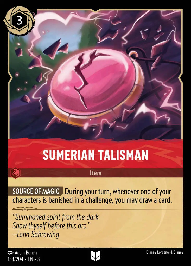 03 Into the Inklands - 133/204 - Sumerian Talisman - FOIL