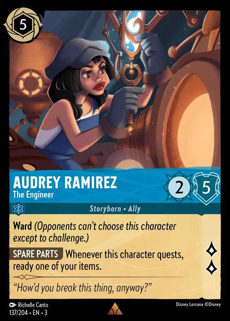 03 Into the Inklands - 137/204 - Audrey Ramirez - The Engineer - FOIL