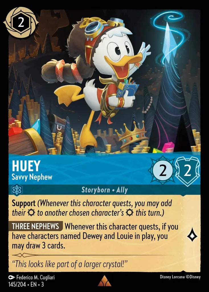 03 Into the Inklands - 145/204 - Huey - Savvy Nephew - FOIL