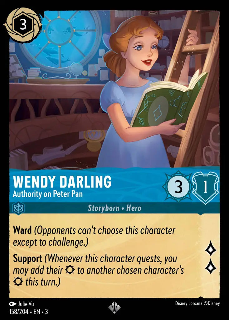 03 Into the Inklands - 158/204 - Wendy Darling - Authority on Peter Pan - FOIL