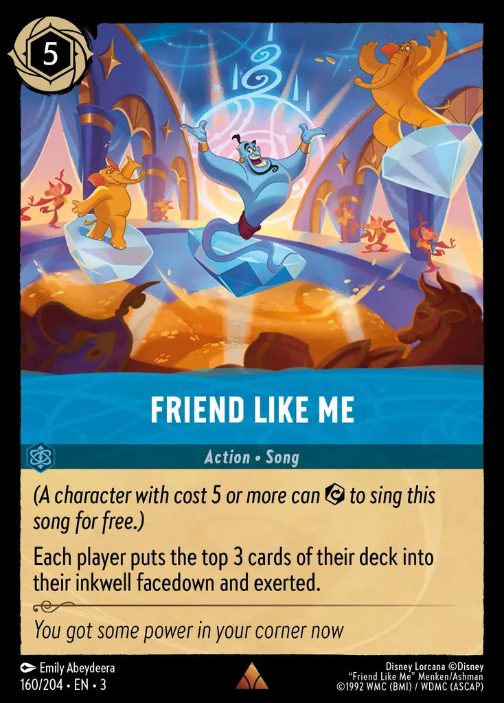 03 Into the Inklands - 160/204 - Friend Like Me - FOIL
