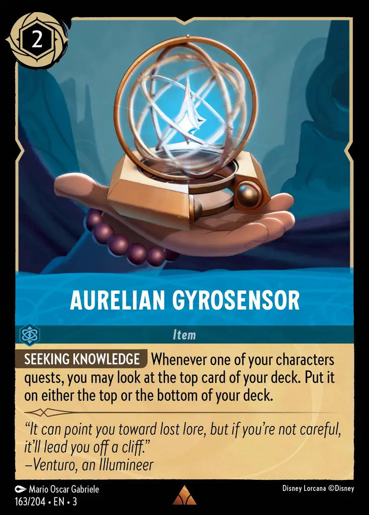 03 Into the Inklands - 163/204 - Aurelian Gyrosensor - FOIL