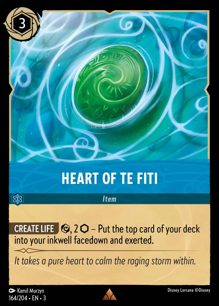 03 Into the Inklands - 164/204 - Heart of Te Fiti - FOIL