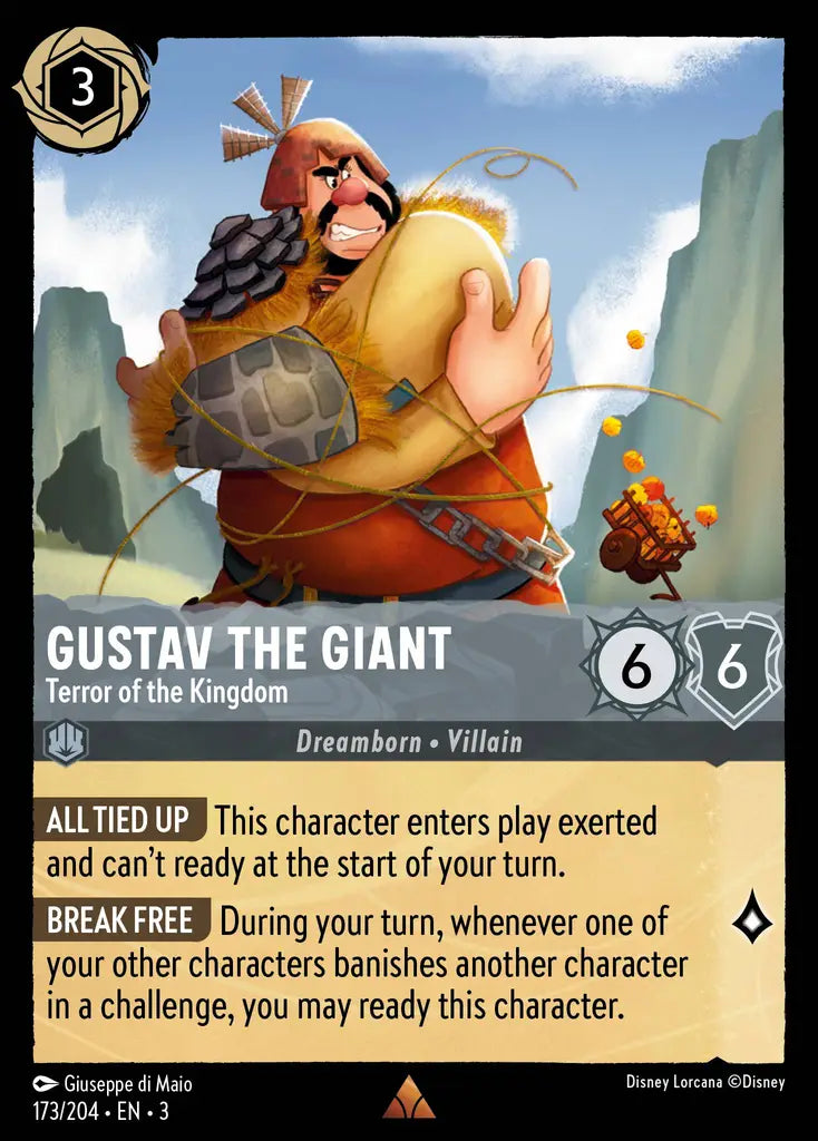 03 Into the Inklands - 173/204 - Gustav the Giant - Terror of the Kingdom - FOIL