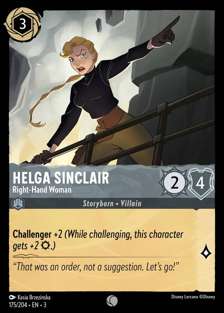 03 Into the Inklands - 175/204 - Helga Sinclair - Right-Hand Woman - FOIL