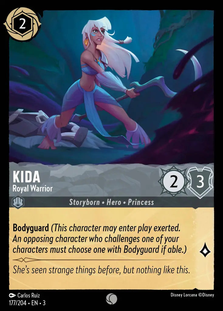 03 Into the Inklands - 177/204 - Kida - Royal Warrior - FOIL