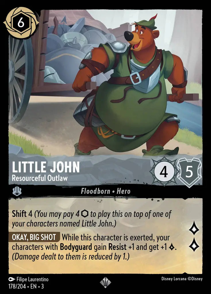 03 Into the Inklands - 178/204 - Little John - Resourceful Outlaw - NON FOIL