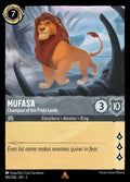 03 Into the Inklands - 185/204 - Mufasa - Champion of the Pride Lands - FOIL
