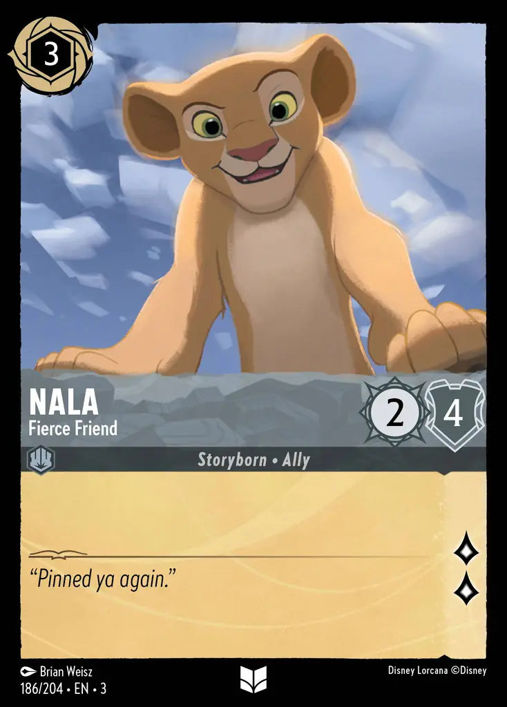 03 Into the Inklands - 186/204 - Nala - Fierce Friend - FOIL