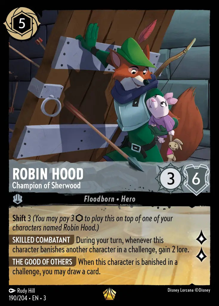 03 Into the Inklands - 190/204 - Robin Hood - Champion of Sherwood - NON FOIL