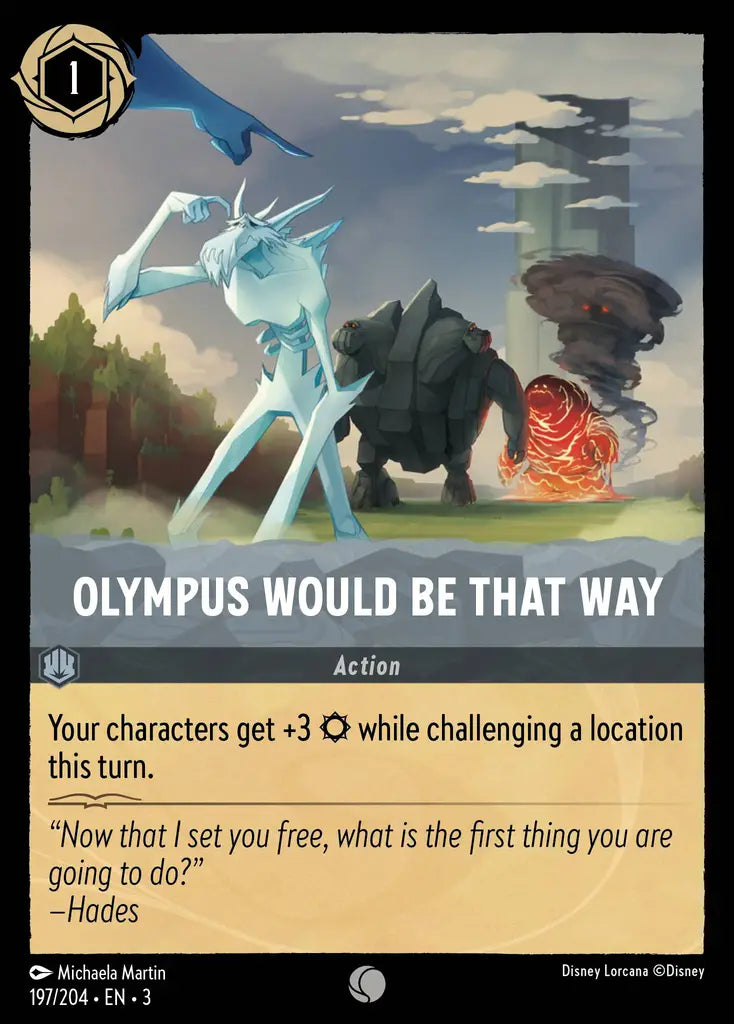 03 Into the Inklands - 197/204 - Olympus Would Be That Way - FOIL