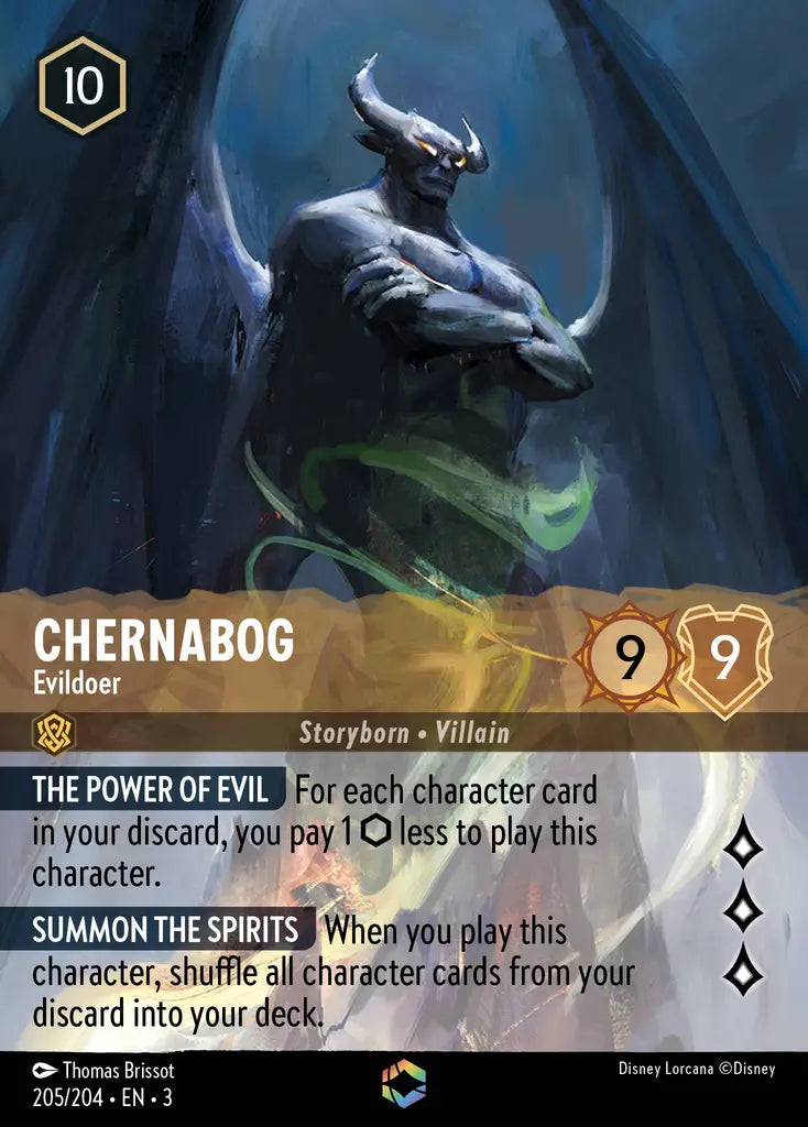 03 Into the Inklands - 205/204 - Chernabog - Evildoer - FOIL