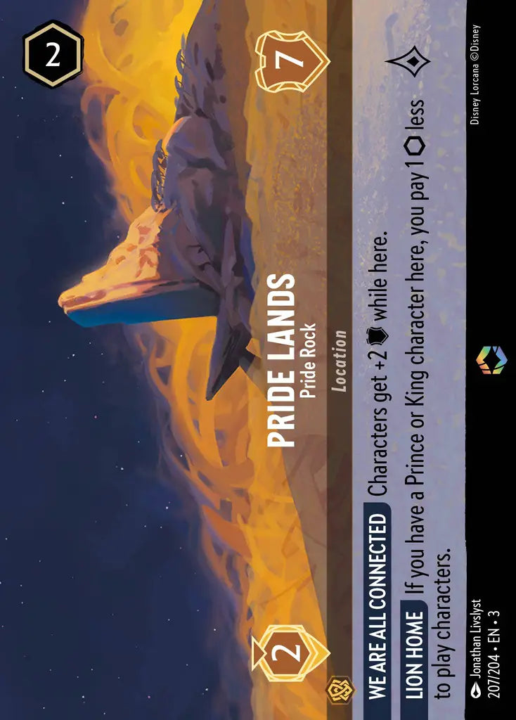 03 Into the Inklands - 207/204 - Pride Lands - Pride Rock - FOIL