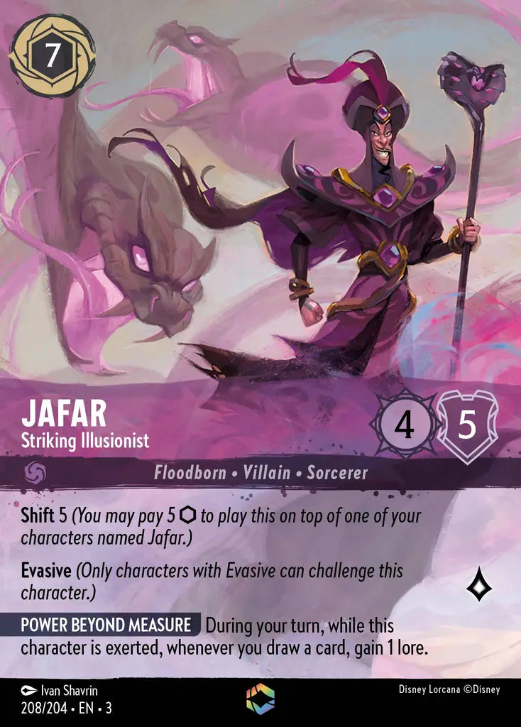 03 Into the Inklands - 208/204 - Jafar - Striking Illusionist - FOIL
