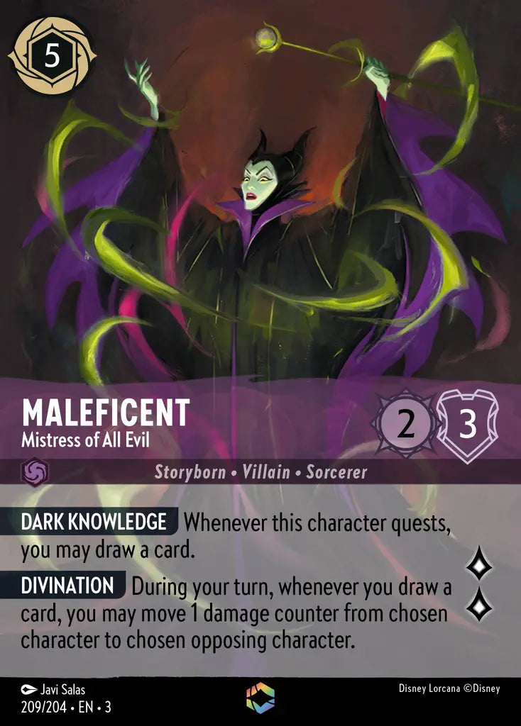 03 Into the Inklands - 209/204 - Maleficent - Mistress of All Evil - FOIL
