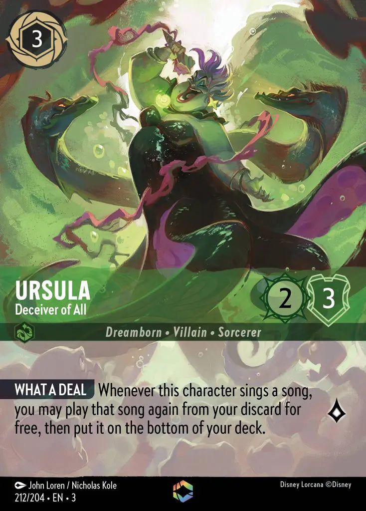 03 Into the Inklands - 212/204 - Ursula - Deceiver of All - FOIL