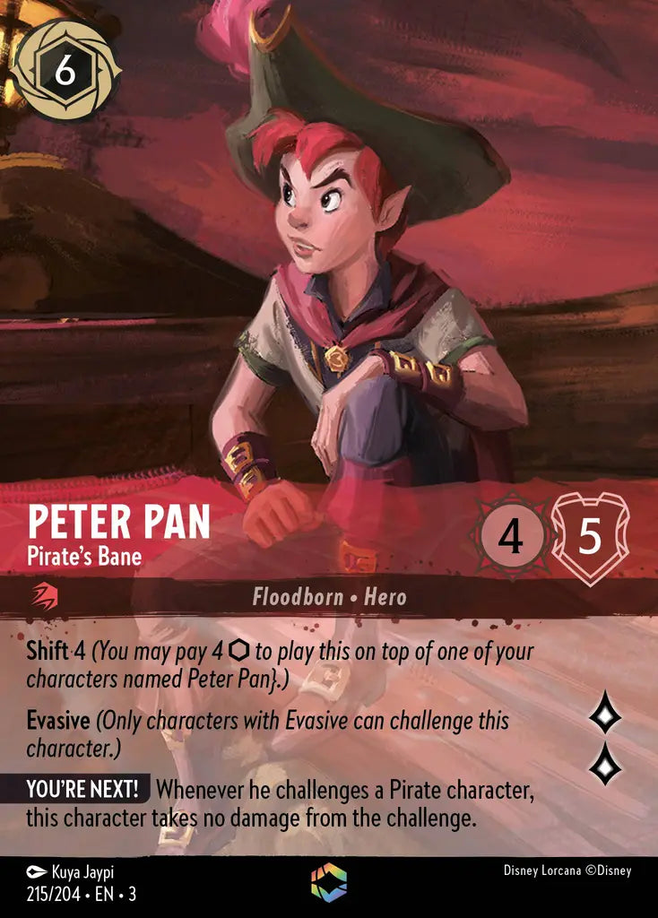 03 Into the Inklands - 215/204 - Peter Pan - Pirate's Bane - FOIL