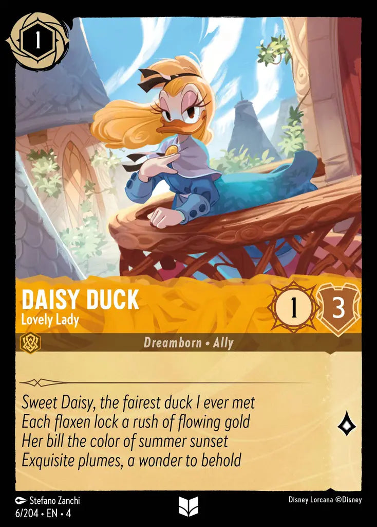 04 Ursula's Return - 006/204 - Daisy Duck - Lovely Lady - FOIL