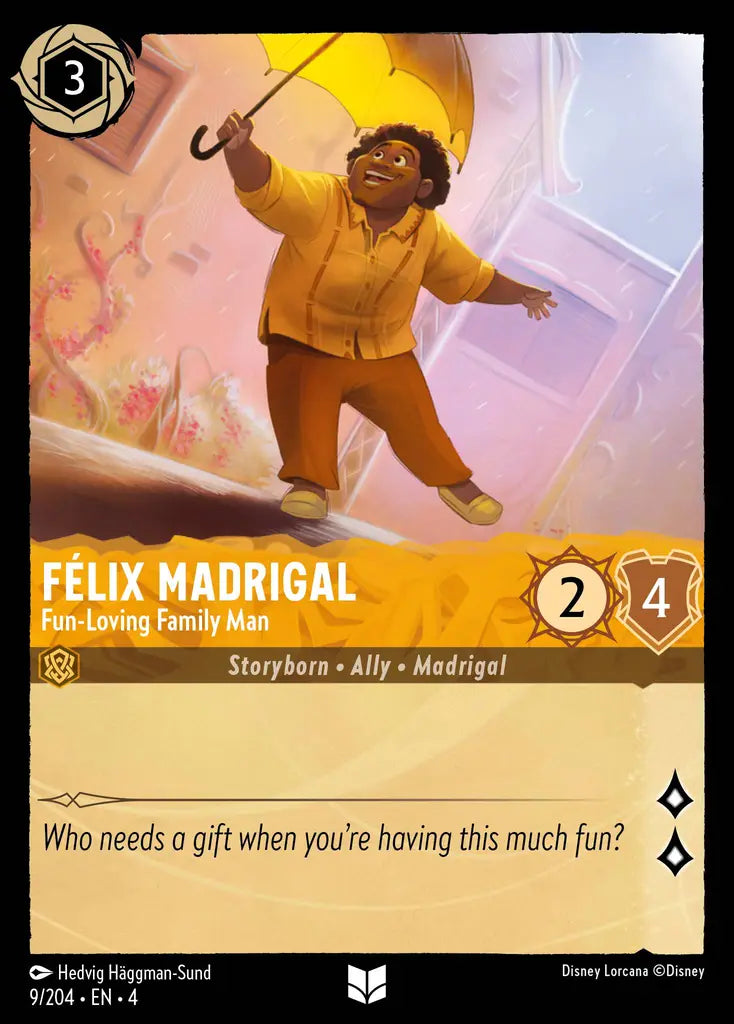 04 Ursula's Return - 009/204 - Felix Madrigal - Fun-Loving Family Man - FOIL