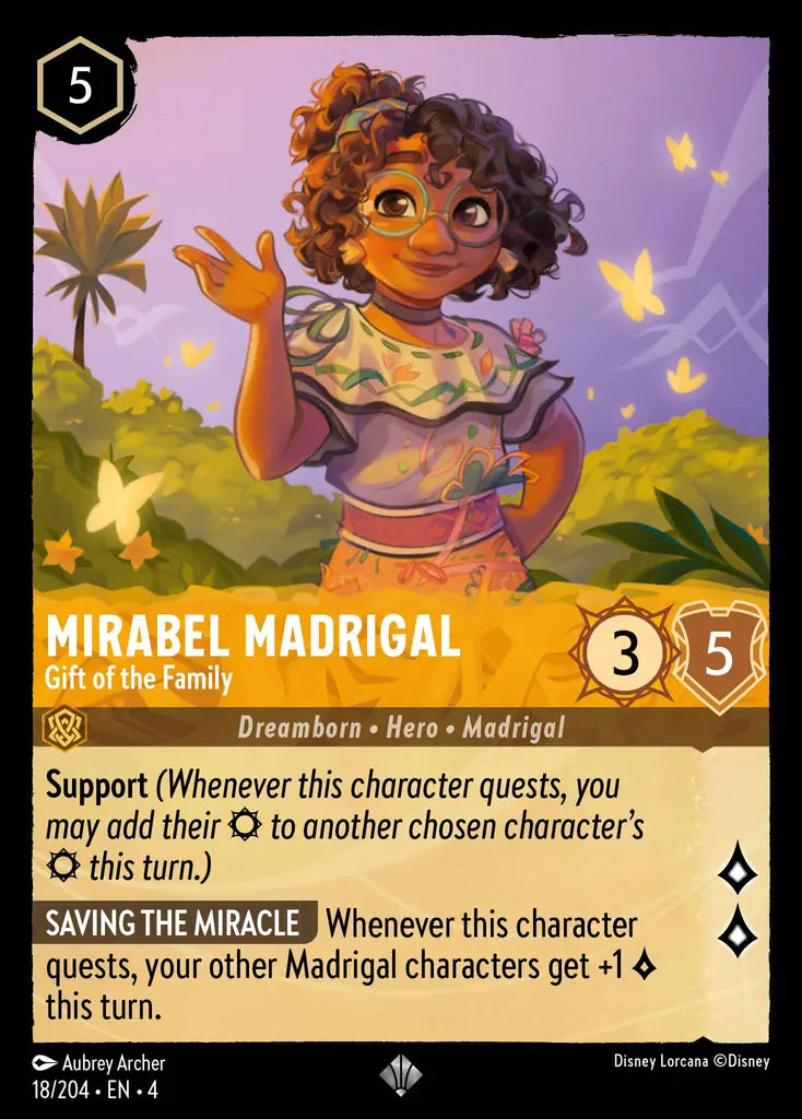 04 Ursula's Return - 018/204 - Mirabel Madrigal - Gift of the Family - FOIL