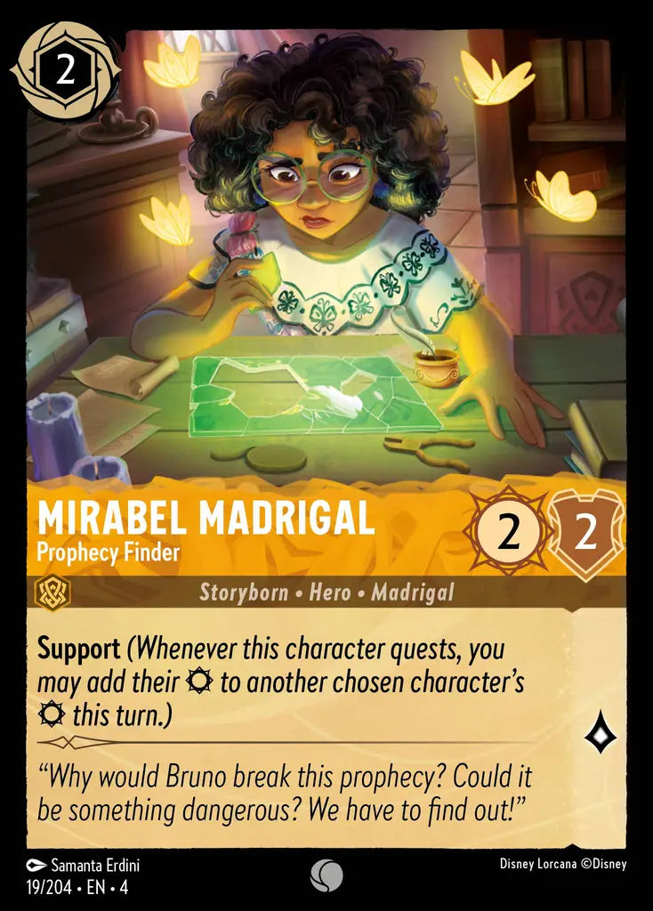 04 Ursula's Return - 019/204 - Mirabel Madrigal - Prophecy Finder - FOIL