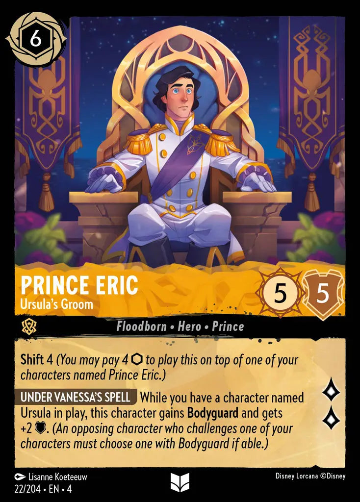 04 Ursula's Return - 022/204 - Prince Eric - Ursula's Groom - FOIL