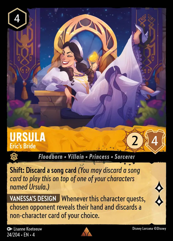 04 Ursula's Return - 024/204 - Ursula - Eric's Bride - FOIL