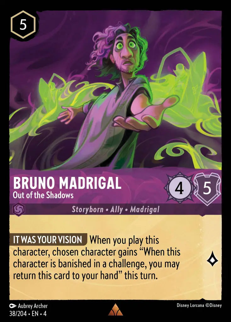 04 Ursula's Return - 038/204 - Bruno Madrigal - Out of the Shadows - FOIL