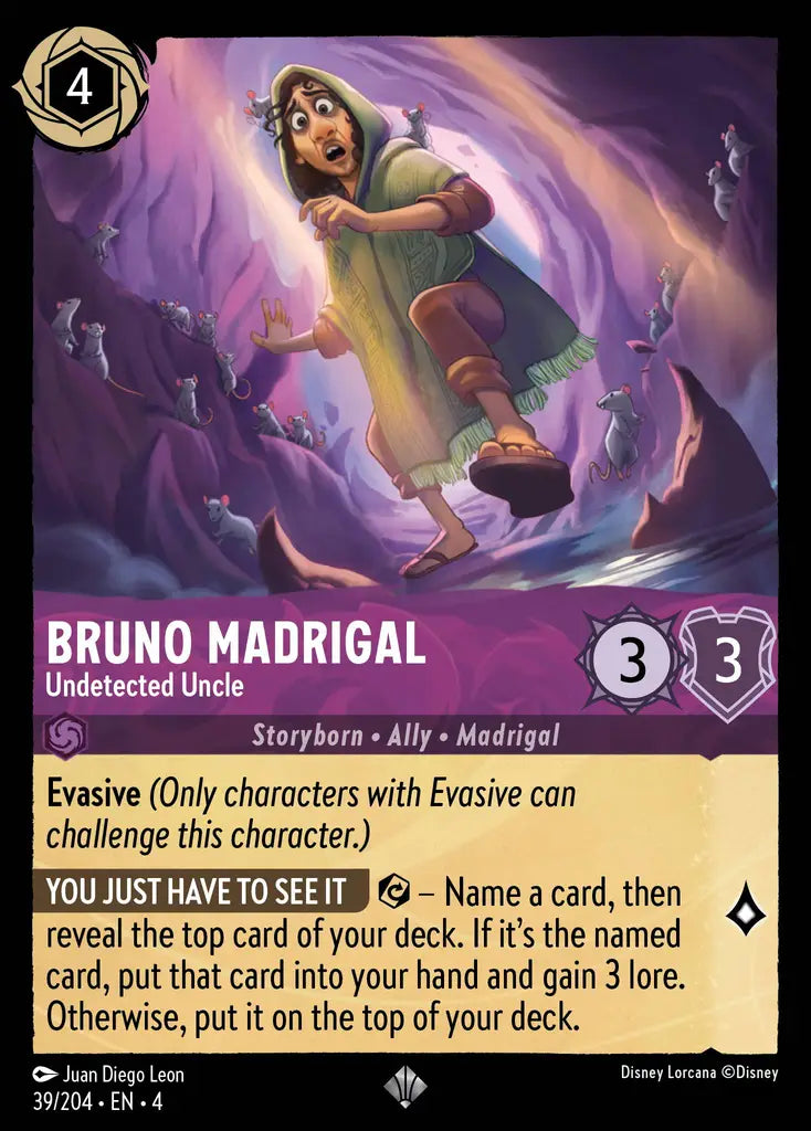 04 Ursula's Return - 039/204 - Bruno Madrigal - Undetected Uncle - FOIL