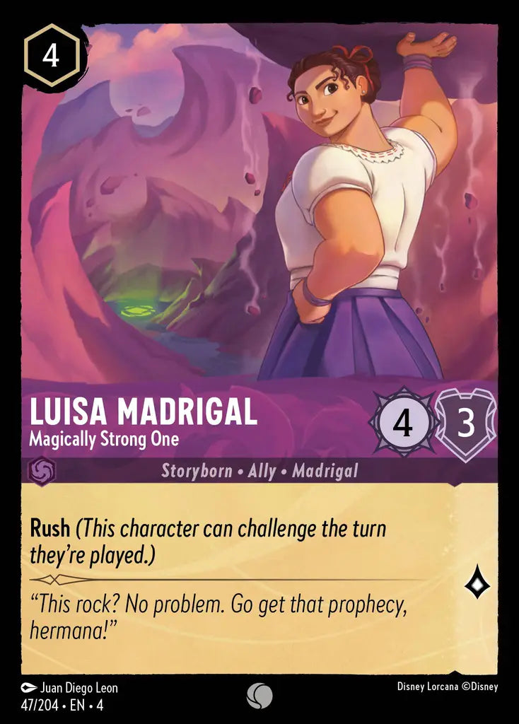 04 Ursula's Return - 047/204 - Luisa Madrigal - Magically Strong One - FOIL