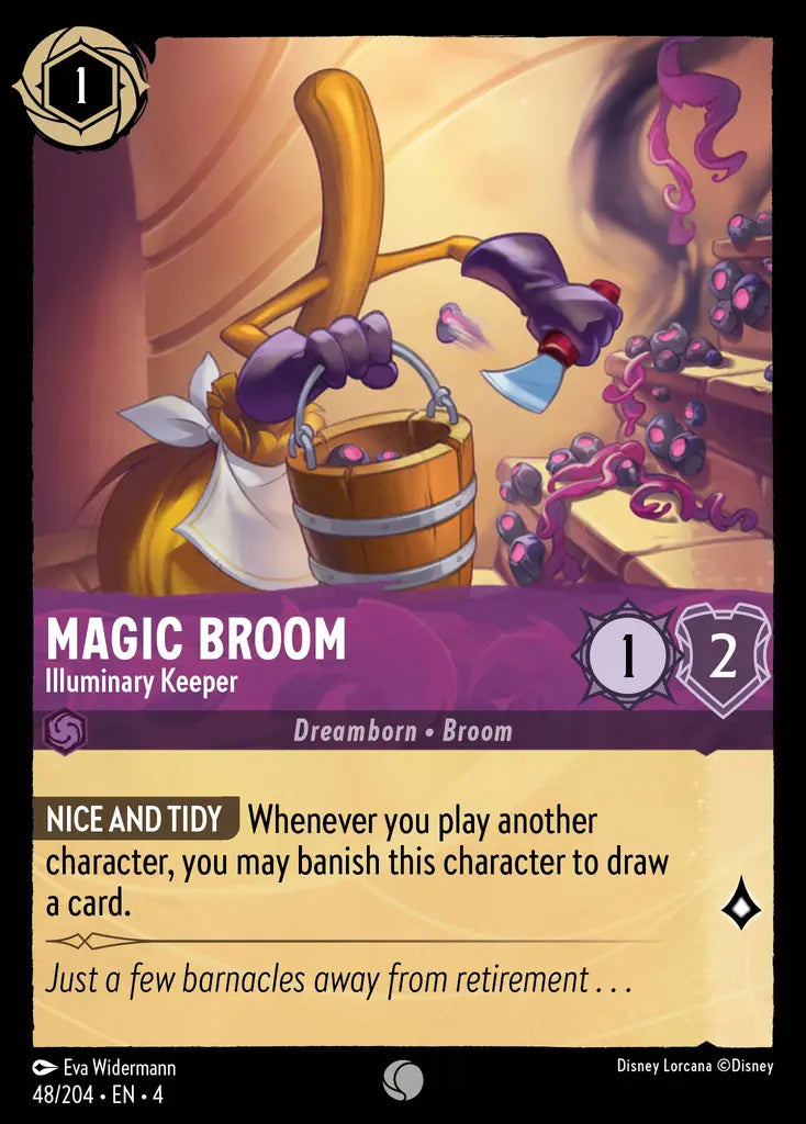 04 Ursula's Return - 048/204 - Magic Broom - Illuminary Keeper - FOIL