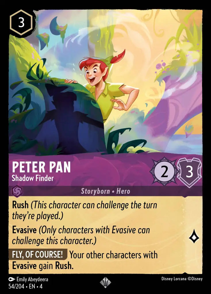 04 Ursula's Return - 054/204 - Peter Pan - Shadow Finder - FOIL