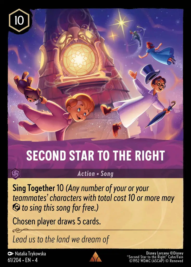04 Ursula's Return - 061/204 - Second Star to the Right - FOIL