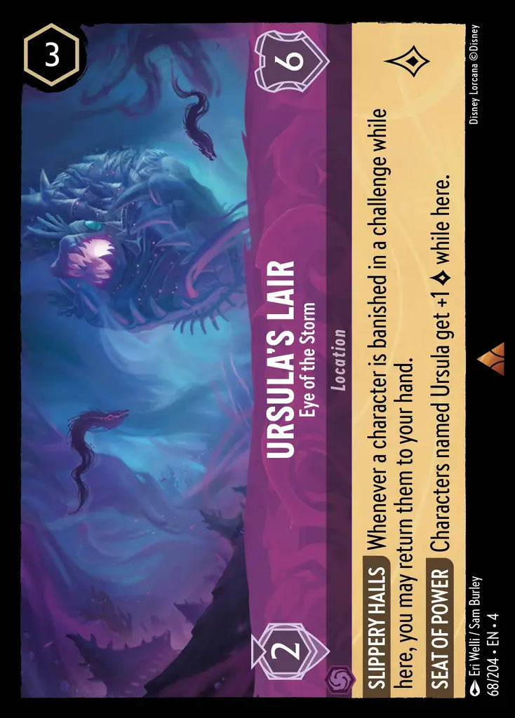 04 Ursula's Return - 068/204 - Ursula's Lair - Eye of the Storm - FOIL