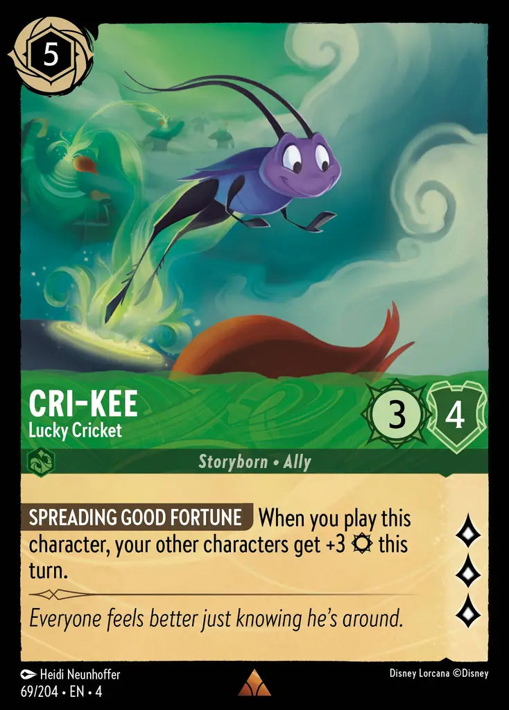 04 Ursula's Return - 069/204 - Cri-Kee - Lucky Cricket - FOIL