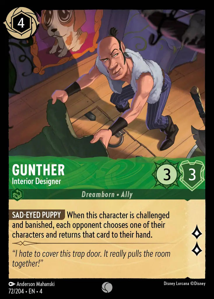 04 Ursula's Return - 072/204 - Gunther - Interior Designer - FOIL