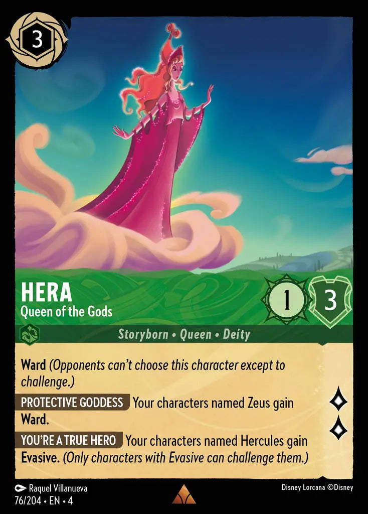 04 Ursula's Return - 076/204 - Hera - Queen of the Gods - FOIL