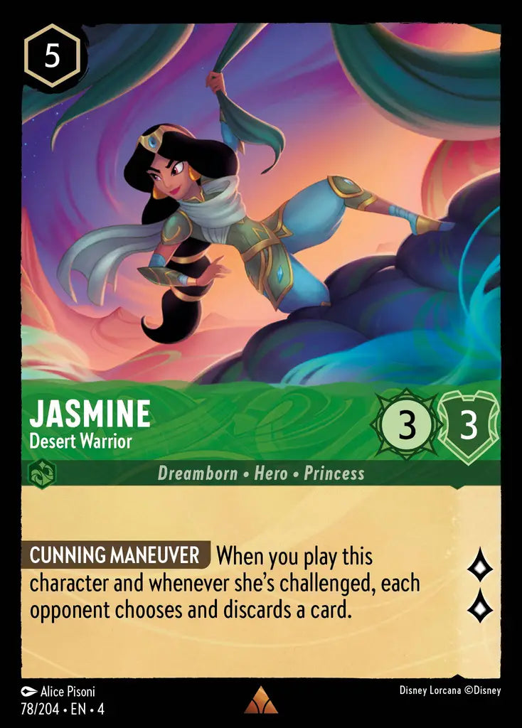 04 Ursula's Return - 078/204 - Jasmine - Desert Warrior - FOIL