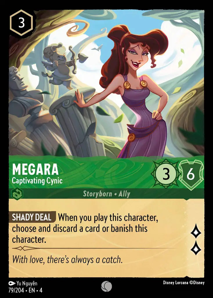 04 Ursula's Return - 079/204 - Megara - Captivating Cynic - FOIL