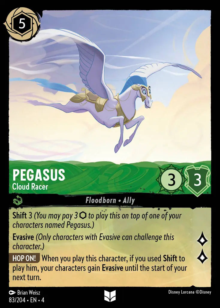 04 Ursula's Return - 083/204 - Pegasus - Cloud Racer - FOIL