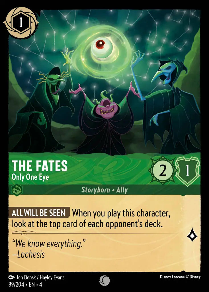 04 Ursula's Return - 089/204 - The Fates - Only One Eye - FOIL