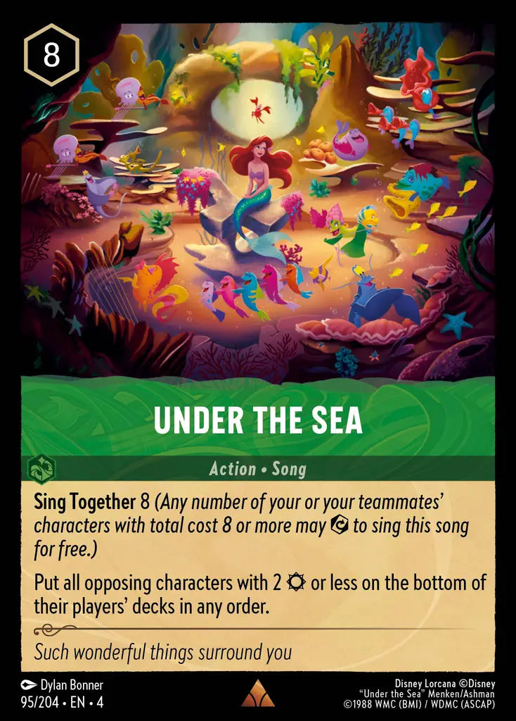04 Ursula's Return - 095/204 - Under the Sea - FOIL