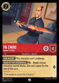 04 Ursula's Return - 105/204 - Fa Zhou - Mulan's Father - FOIL