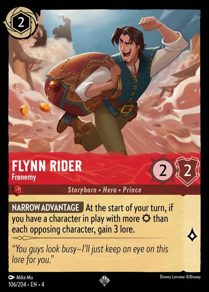 04 Ursula's Return - 106/204 - Flynn Rider - Frenemy - FOIL