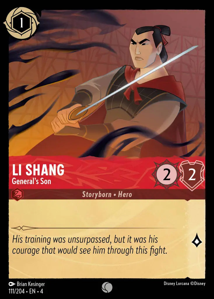 04 Ursula's Return - 111/204 - Li Shang - General's Son - FOIL