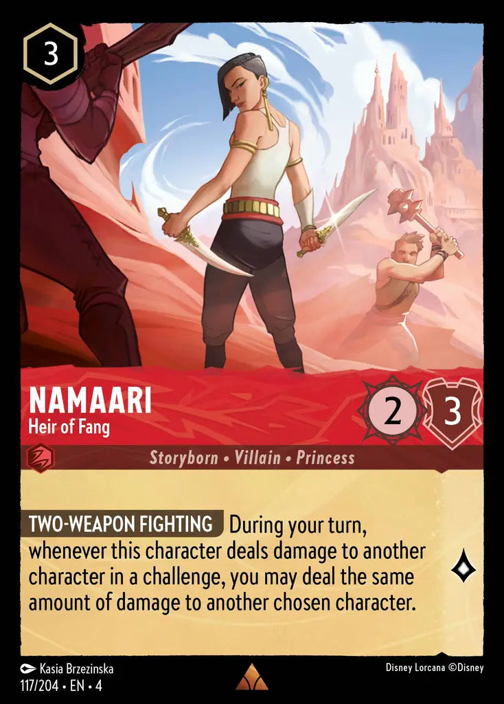 04 Ursula's Return - 117/204 - Namaari - Heir of Fang - FOIL