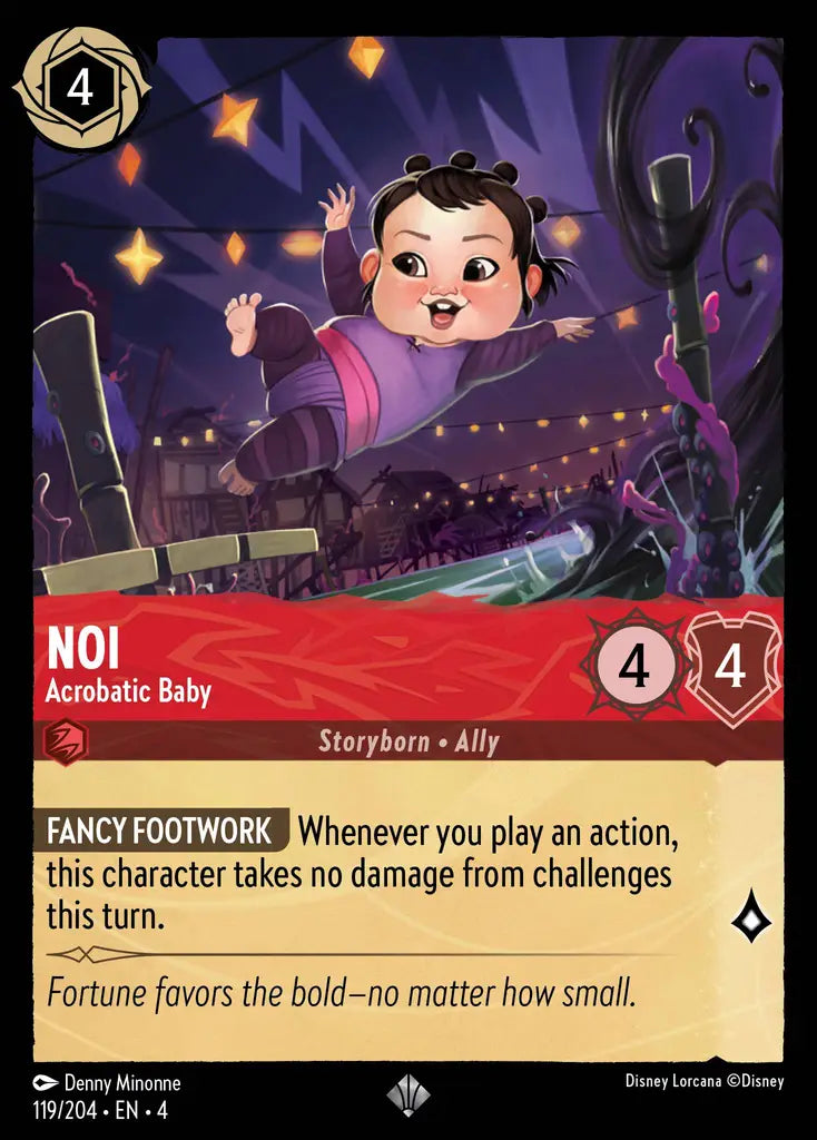 04 Ursula's Return - 119/204 - Noi - Acrobatic Baby - FOIL