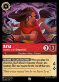 04 Ursula's Return - 122/204 - Raya - Guardian of the Dragon Gem - FOIL